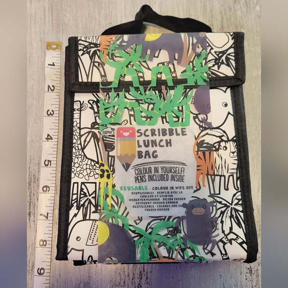 NWT Scribble Lunch Bag - Picture 1 of 2